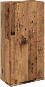 vidaXL antik fa színű fali fürdőszobaszekrény 32 x 20 x 67 cm