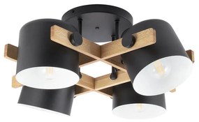 Mennyezeti lámpa, fekete, E27, Redo Smarterlight Pooh 01-2401