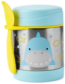 Skip Hop - Thermo ételtartó kanállal/villával ZOO 325 ml cápa 9I240510