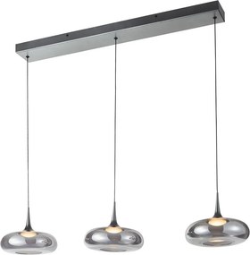 Italux modern függeszték tenele ezüst itxpnd-24028-3b-silv