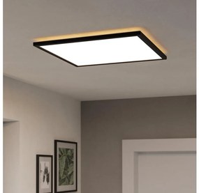 Eglo 901468 - LED RGBW Dimmelhető fürdőszobai lámpa ROVITO-Z 17W/230V 50x50cm IP44 fekete