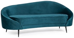 SERAPHIN kék bársony kanapé