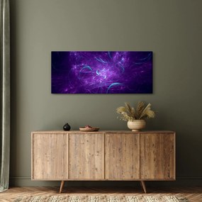 Modern kék absztrakció képe (120x50 cm)