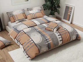 Pamut ágyneműhuzat PINIA szürke Ágyneműhuzat mérete: 70 x 90 cm | 140 x 200 cm