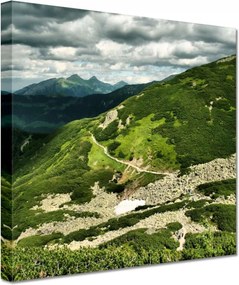 Vászonkép 60x60 Tátra Lengyel hegyek Kilátás