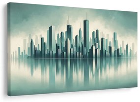 Kép modern város panorámája