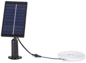 Aigostar - RGB LED, fényerőszabályozható napelemes szalag LED/1,6W/3,2V 5 m IP65 + távirányító