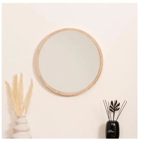 Atmosphera - Fali tükör OLAV átm. 52 cm paulownia