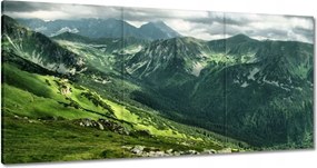 Vászonkép 60x30 Tátra Lengyel hegyek Kilátás