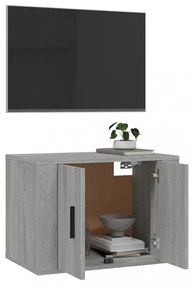 szürke sonoma színű fali TV-szekrény 57 x 34,5 x 40 cm