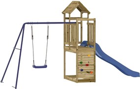 vidaXL impregnált fenyőfa kültéri játszószett