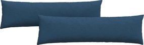 vidaXL Kanapé párnák 2 pcs Kék 145 x 40 cm szövet