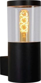 LUCIDE 14899-01-30 FEDOR Modern Kültéri Fali Lámpa Fekete E27 IP44