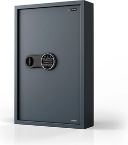 Kulcsszekrény elektronikus bedobónyílással és kódzárral, 133 kulcshoz, 430x665x130 mm: BRUCE