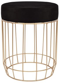 Black Velvet Wire taburett