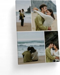 Fotó-vászonkép Az Ön fotója 30x40 Kollázs Varázsló Minta 4 Kép
