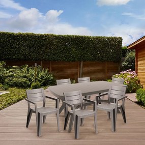 Juliemore 6+1 kerti bútor garnitúra szett