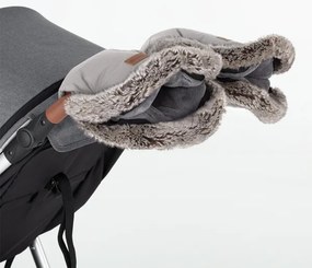 PETITE&amp;MARS-KÉSZLET Baba bundazsák 4 az 1-ben ARCTIC + babakocsi kézvédők Champagne Shower