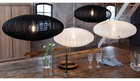 Markslöjd 108793 - Csillár zsinóron FORENCE 1xE27/40W/230V átm. 60 cm fekete