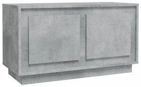 betonszürke szerelt fa TV-szekrény 80x35x45 cm