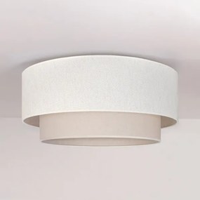Brilagi - LED mennyezeti lámpa BOHO ECO 1xE27/10W/230V átmérő 40 cm krémszínű