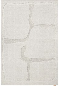 Világosszürke gyapjú szőnyeg 160x230 cm Morphic Organica – Agnella