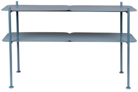 Világoskék fém polcos állvány 100x62 cm River – Zuiver