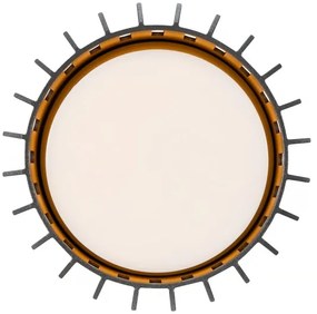 Nordlux - Kültéri mennyezeti lámpa ALUDRA 1xE27/15W/230V antracit