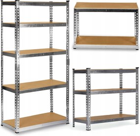 Tárolószekrény 2in1 Fém Garázshoz 1325kg 183x90x40cm Humberg