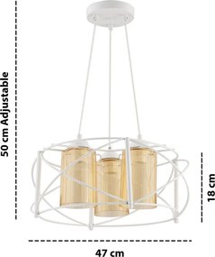 Dratkruh Glass - White, Yellow