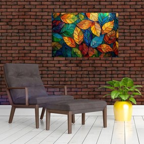 Kép - Levélmozaik (90x60 cm)