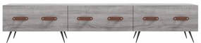 szürke sonoma színű szerelt fa TV-szekrény 150x36x50 cm