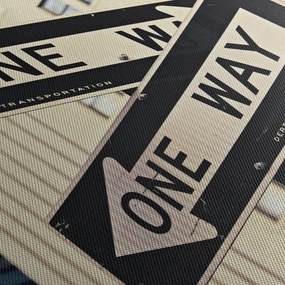 Kép - New York ONE WAY (90x60 cm)