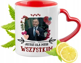 Duda Piros, Szív Alakú Füllel Ajándék Nyomtatott