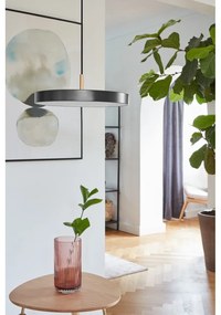 Antracitszürke LED függőlámpa fém búrával ø 31 cm Asteria Mini – UMAGE