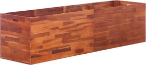 vidaXL akácfa kerti magaságyás 200 x 50 x 50 cm