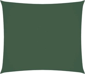 vidaXL sötétzöld téglalap alakú oxford-szövet napvitorla 2,5 x 3 m