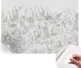 Öntapadós Dekoratív Fotótapéta Hálószobába Erdei állatok 208x146 cm