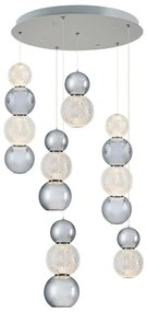 LED kábeles függőlámpa CREMONA LED/34W/230V 3000K matt króm