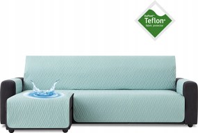 Ágytakaró vízálló kanapé sarokvédő teflon menta 240 cm bal
