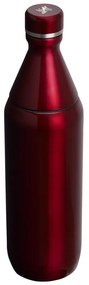 Borvörös rozsdamentes acél termopalack 600 ml All Day Slim Bottle Garnet Shine – Stanley