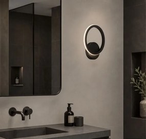 Rabalux 75090 - LED-es fürdőszobai fali lámpatest LAVEN LED/8W/230V IP44 antracit