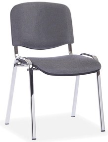 Viva konferencia szék, króm lábak, szürke