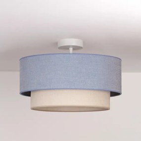 Brilagi - BOHO ECO LED felületre szerelhető csillár 1xE27/10W/230V Ø 40 cm kék/krémszínű