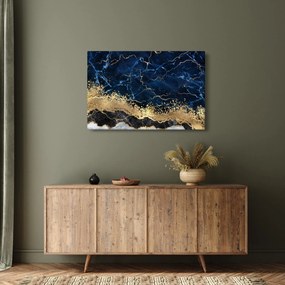 Kép - Sötétkék márvány (90x60 cm)