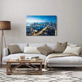 Kép - Városhálózat (90x60 cm)