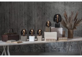 Meleg színű LED dekoratív izzó E27, 2 W Black Apple – Star Trading