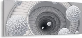 A 3D absztrakció képe (120x50 cm)
