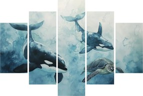 Kép - Víz alatti festmény (150x105 cm)