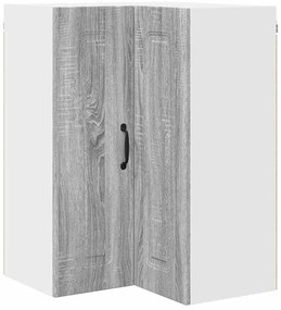 Fali konyhaszekrény Szürke Sonoma 57 x 57 x 80 cm Faanyag